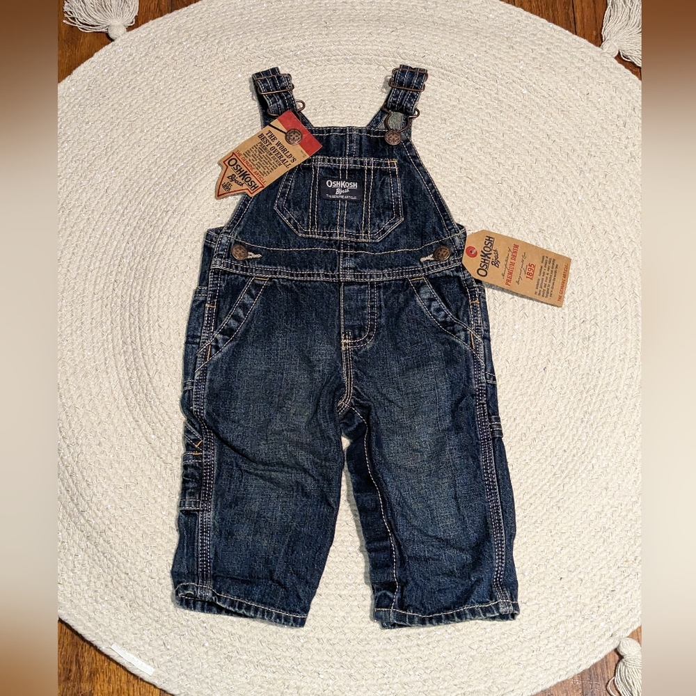 Baby Oshkosh Blue Denim Overalls